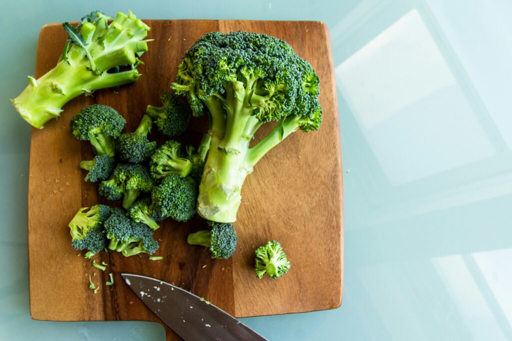 Broccoli to help with meno weight loss as a healthy carbohydrate