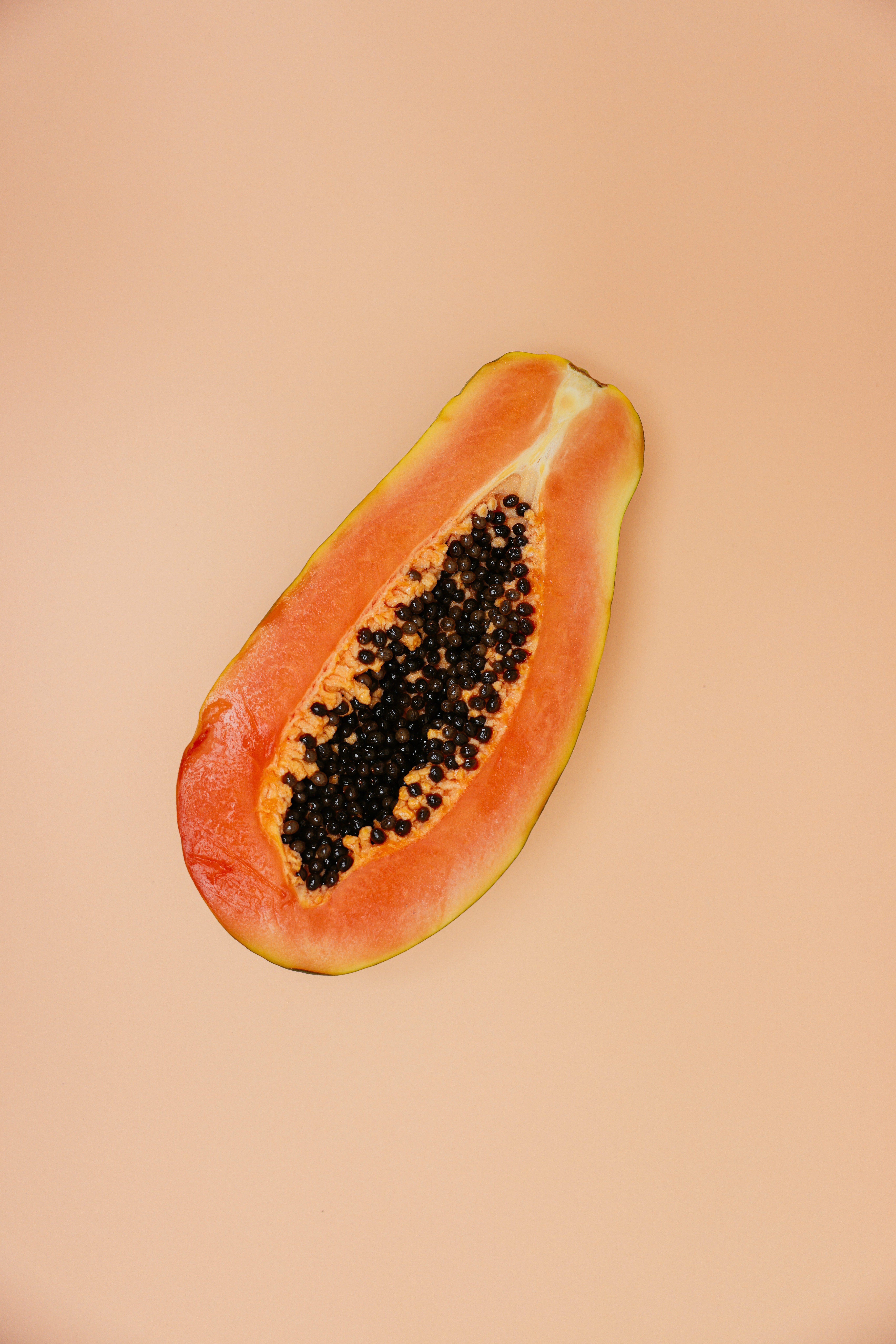 Papaya resembeling uterus